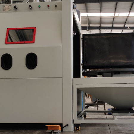 無(wú)塵噴砂機半自動(dòng)模具噴砂機